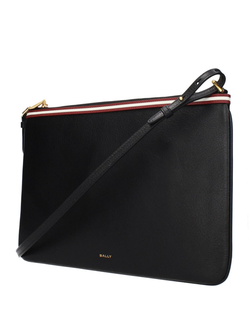 Bally Black Leather Crossbody Bag Glam Steals