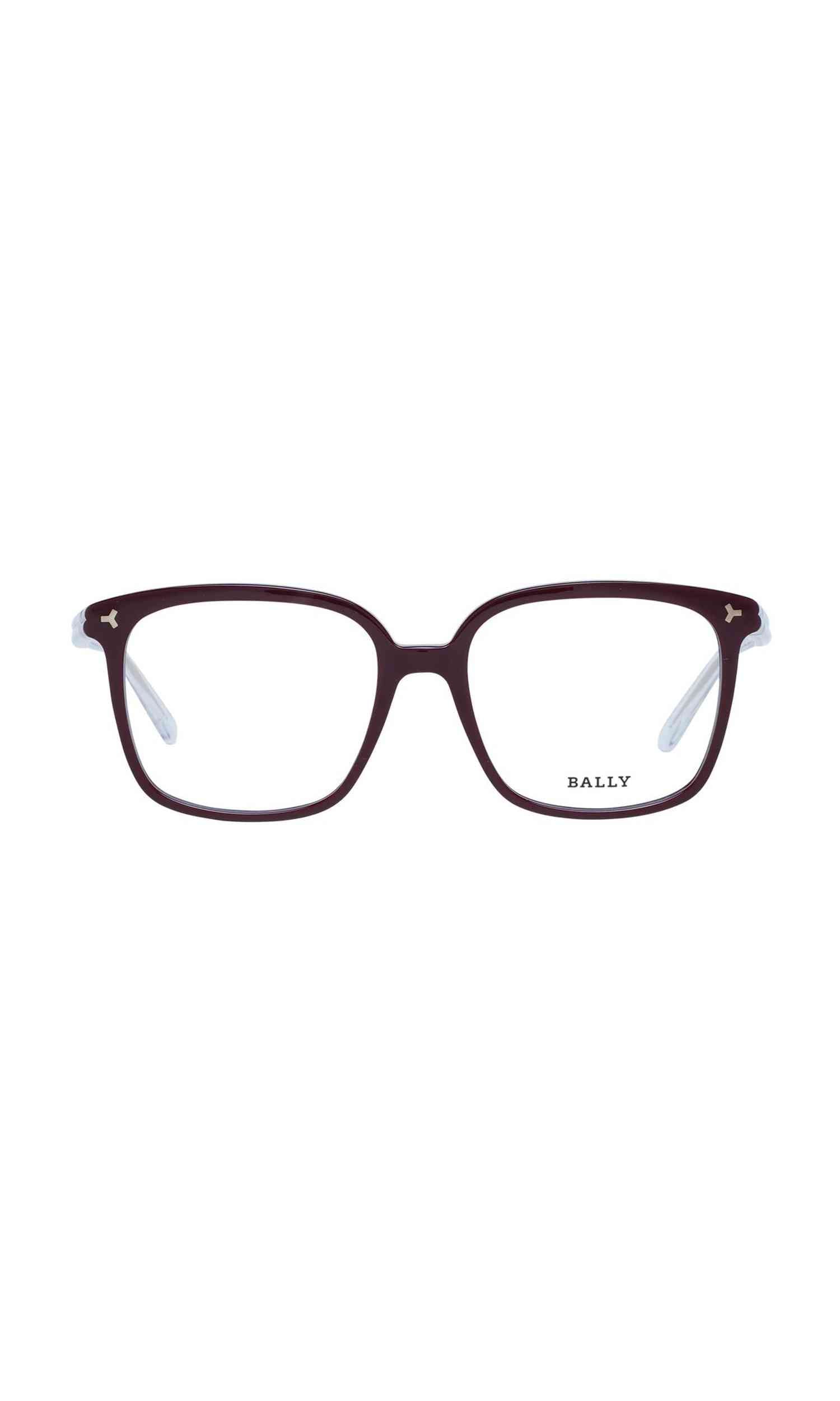 Bally Burgundy Women Optical Frame Glam Steals