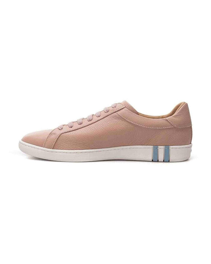 Bally Elegant Leather Pink Sneakers Glam Steals