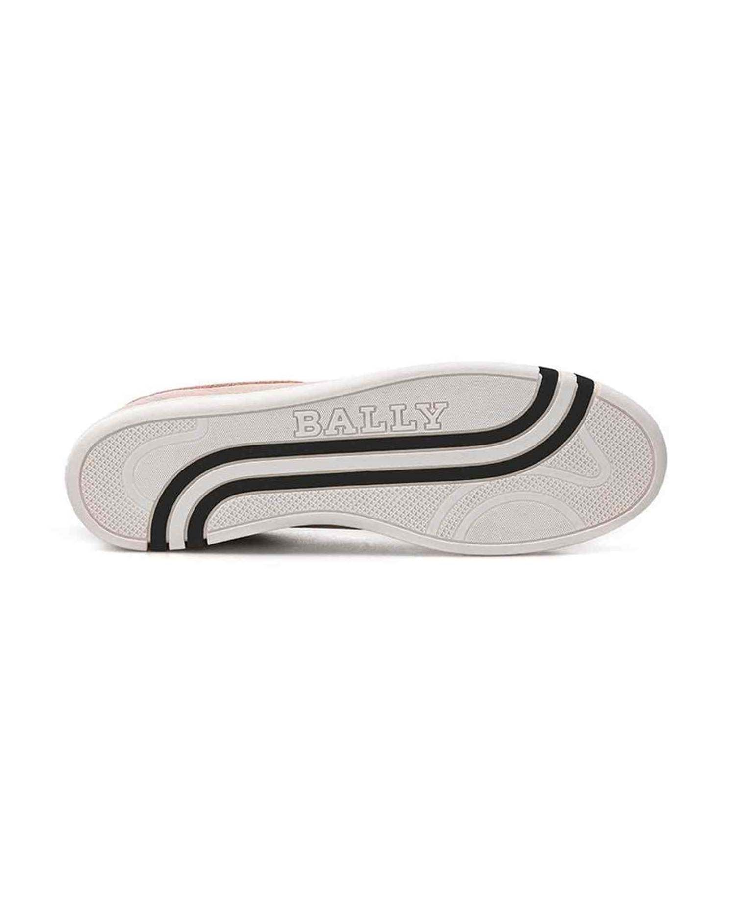 Bally Elegant Leather Sneakers For Pink Women Glam Steals