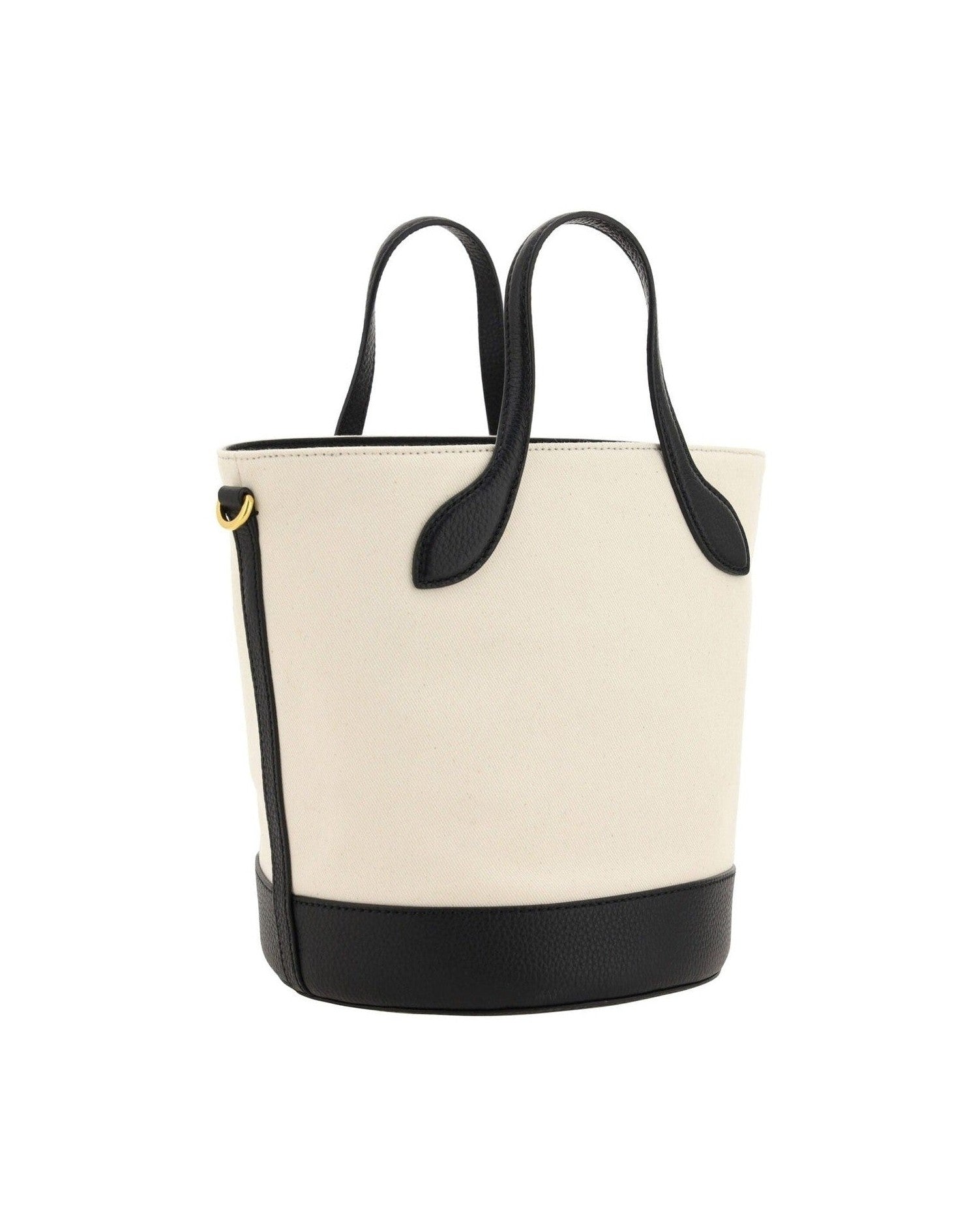 Bally Elegant Monogram Bucket Bag In Black White Glam Steals