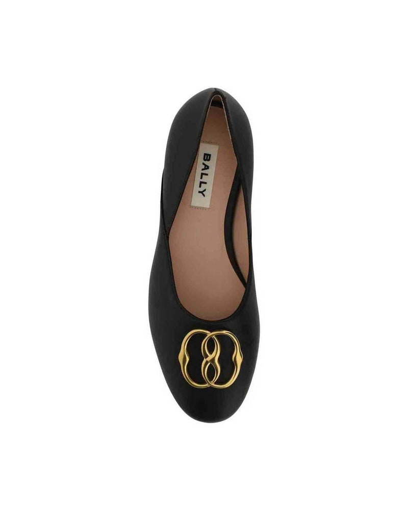 Bally Leather Ballerina Flats Glam Steals