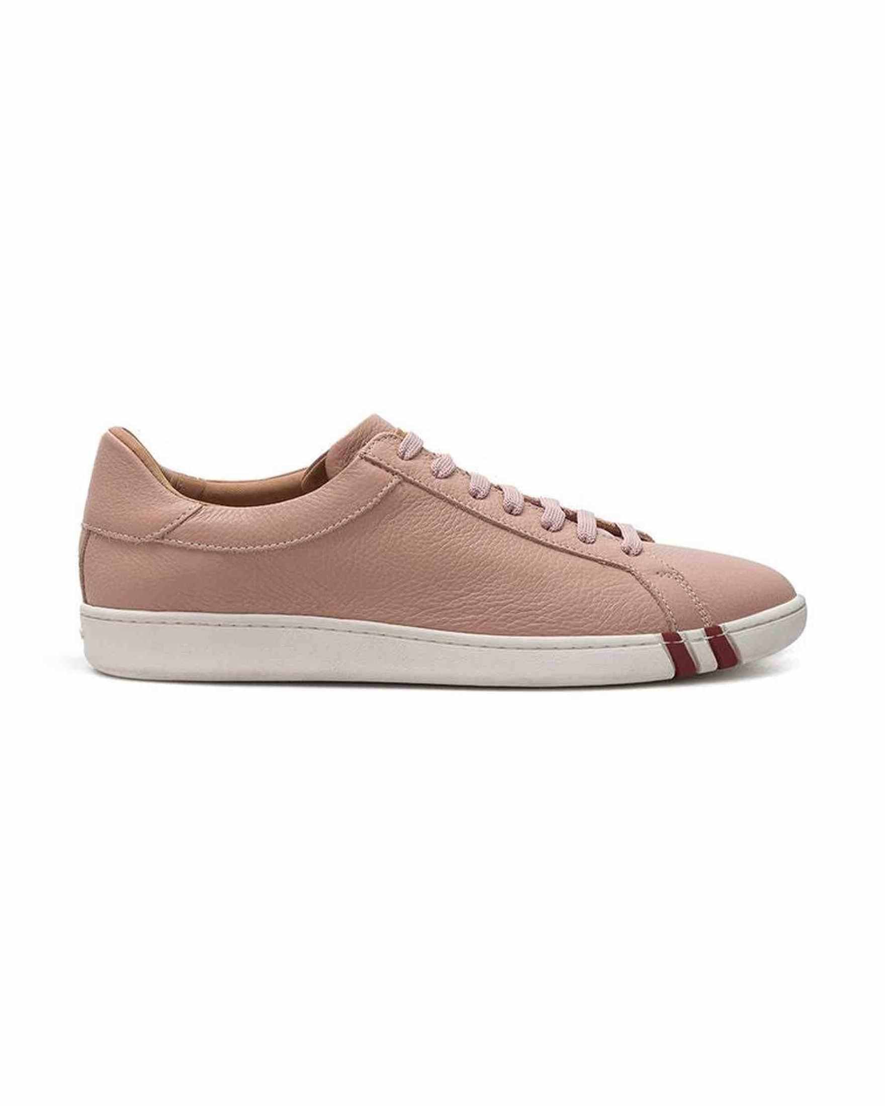 Bally Leather Pink Sneaker Glam Steals