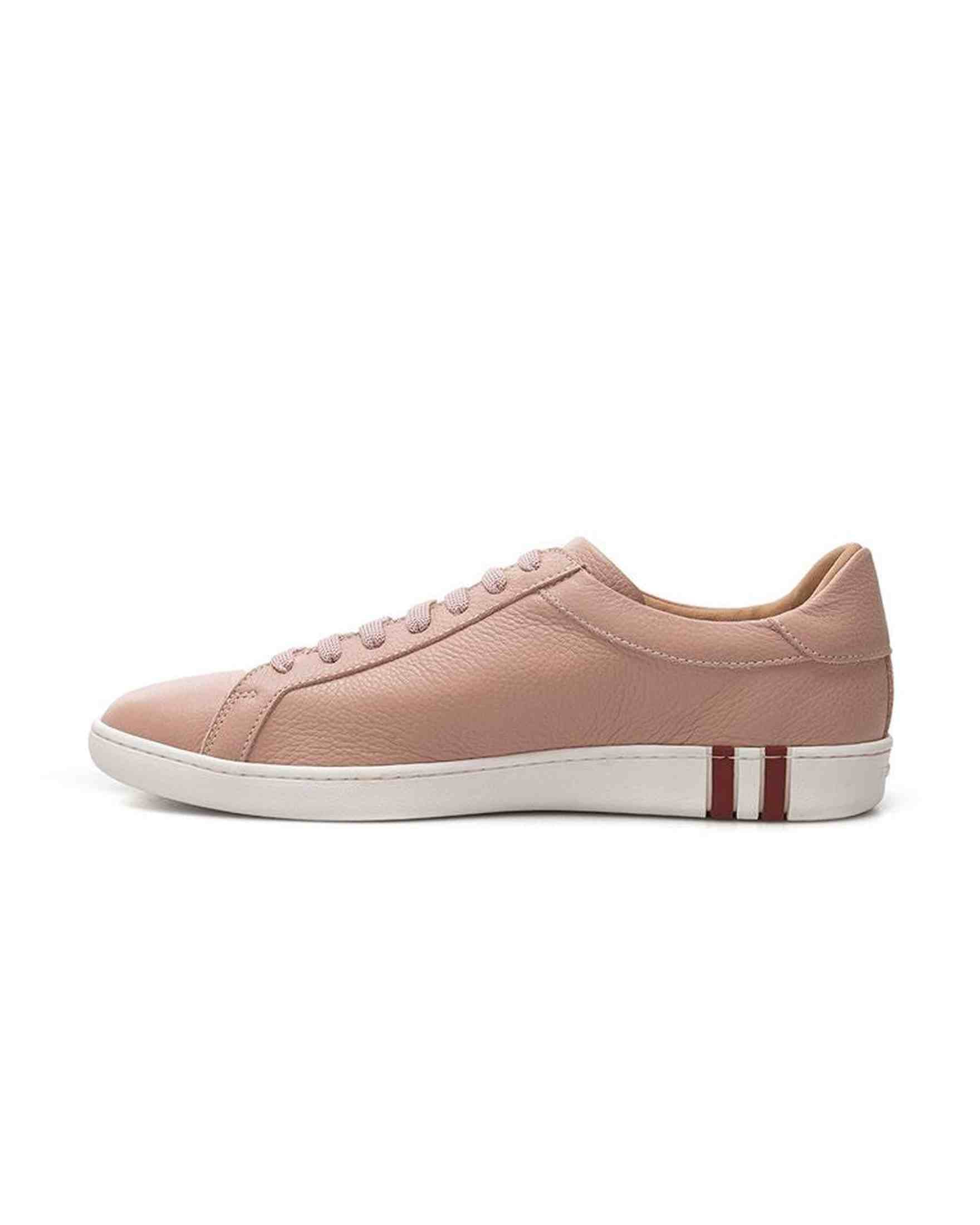 Bally Leather Pink Sneaker Glam Steals