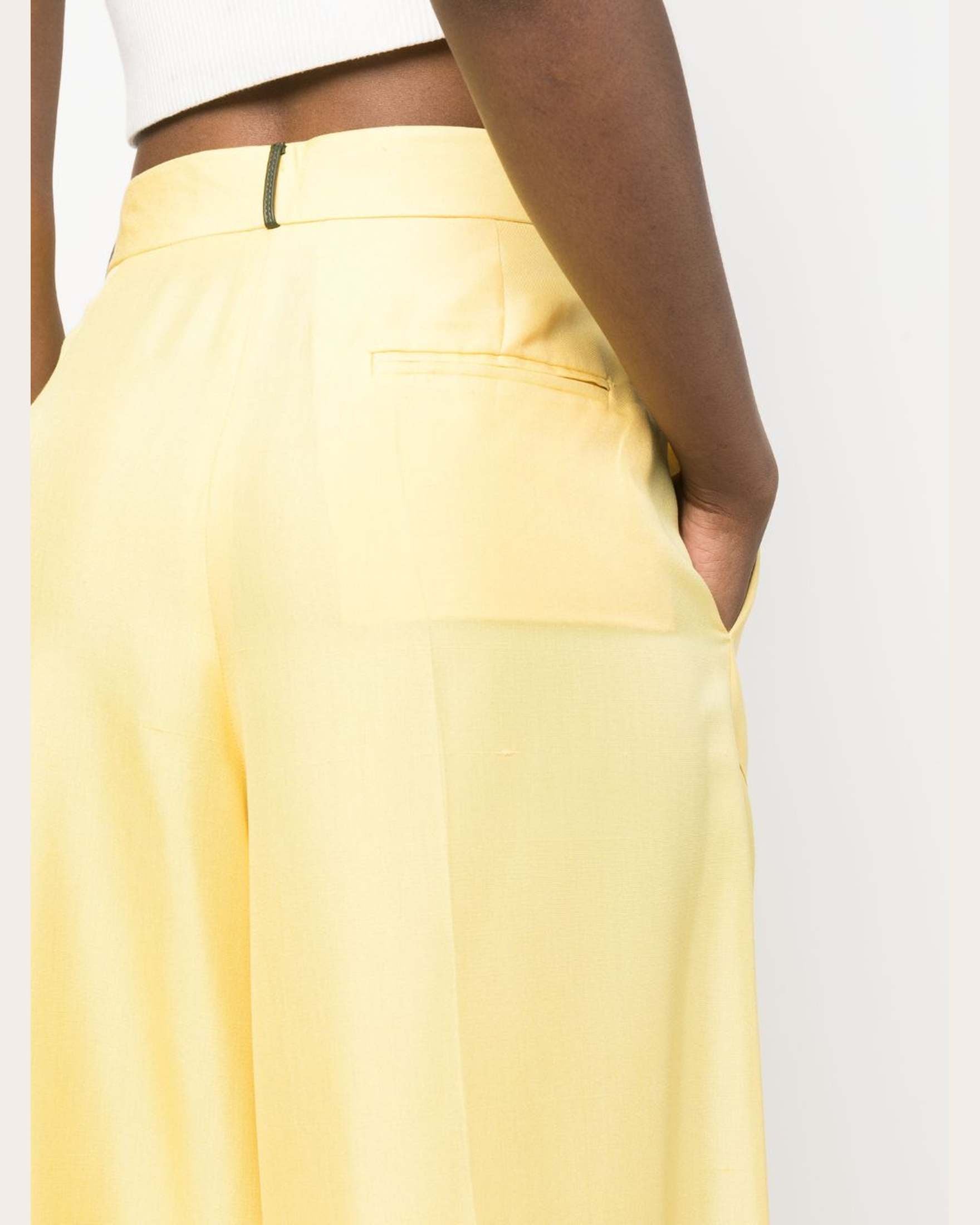 Bally Yellow Trouser Glam Steals