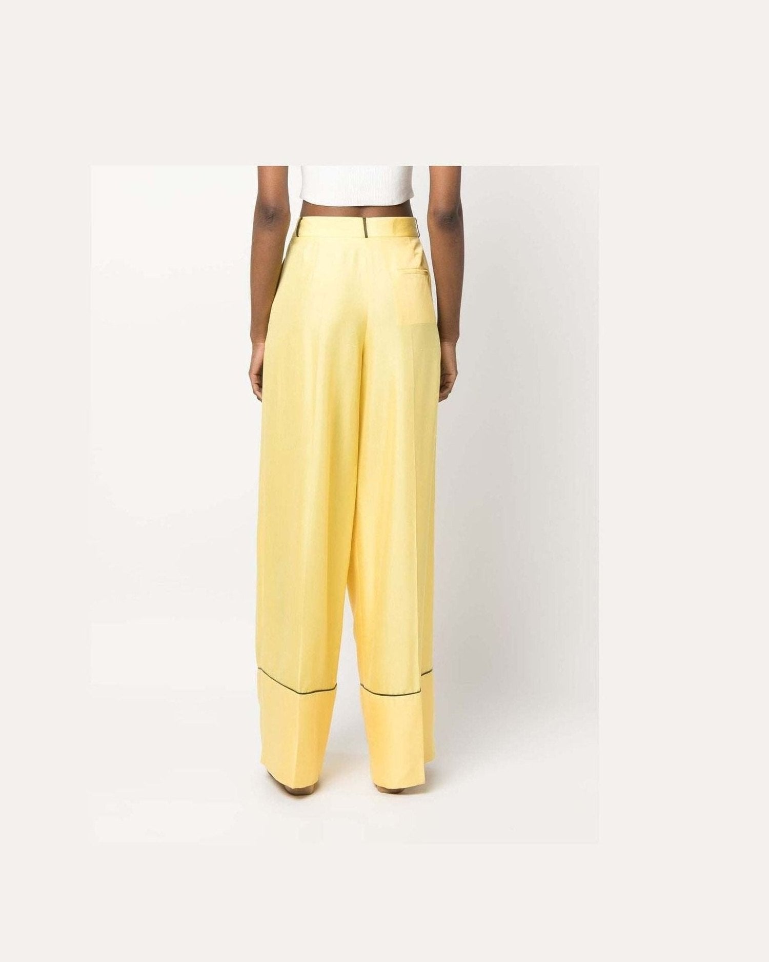 Bally Yellow Trouser Glam Steals
