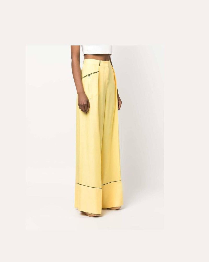 Bally Yellow Trouser Glam Steals