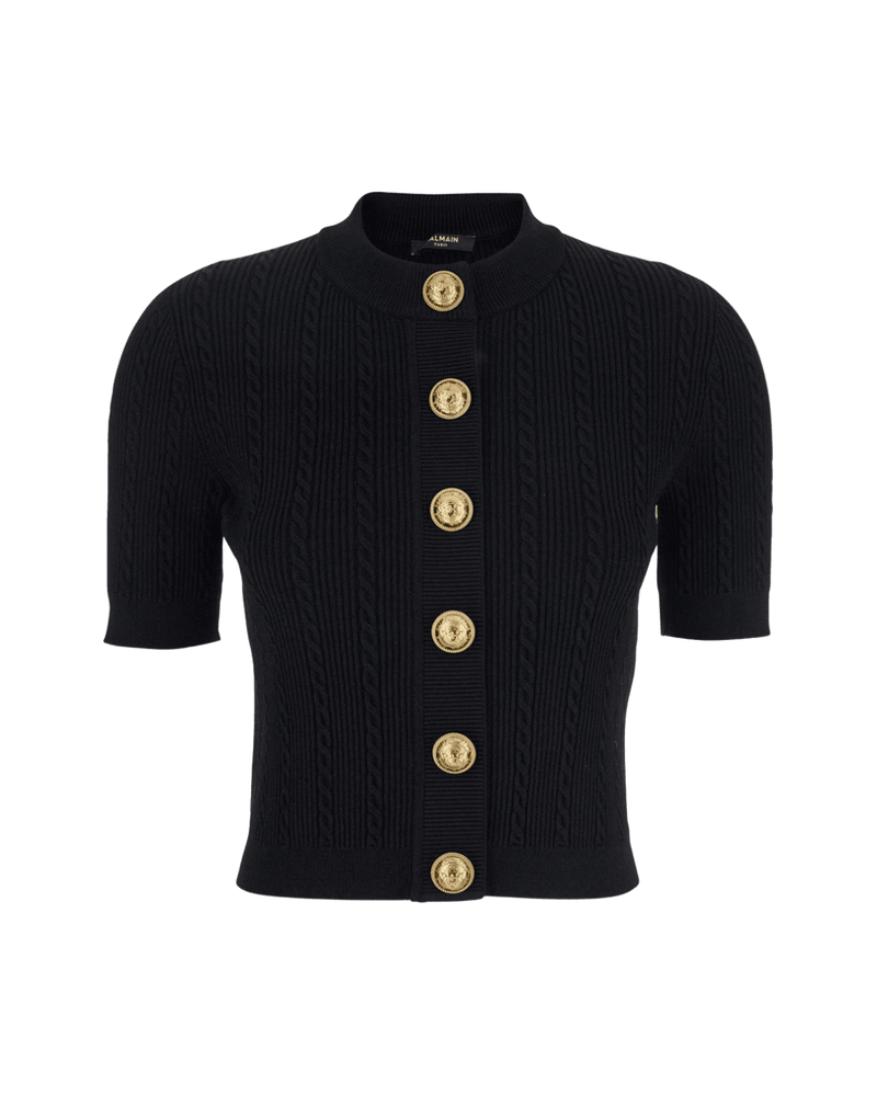 Balmain 4 Pocket Knitted Cardigan Glam Steals
