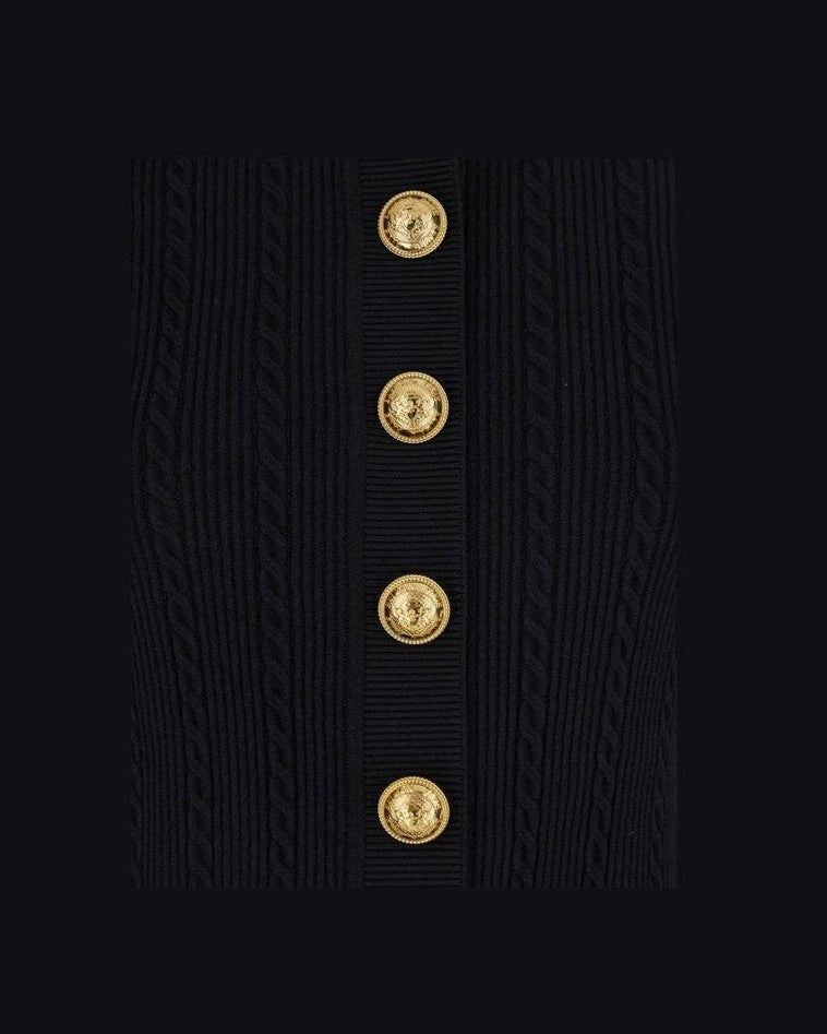 Balmain 4 Pocket Knitted Cardigan Glam Steals