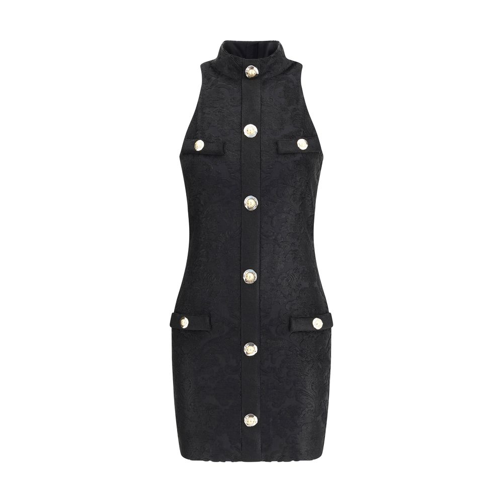Balmain Baroque Short Dress Glam Steals