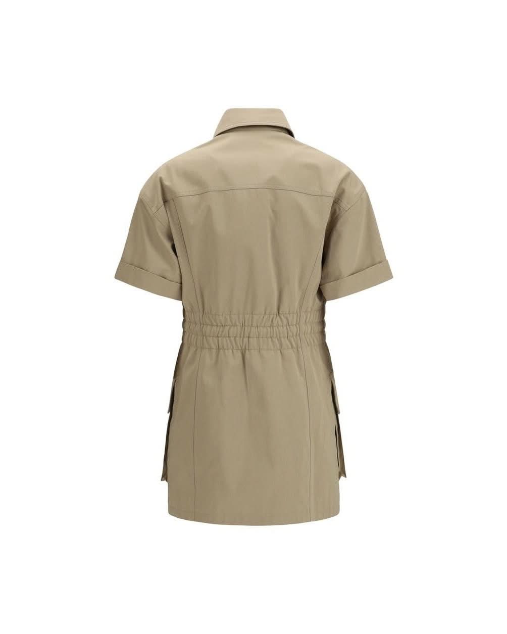 Balmain Beige Cotton Dress Glam Steals