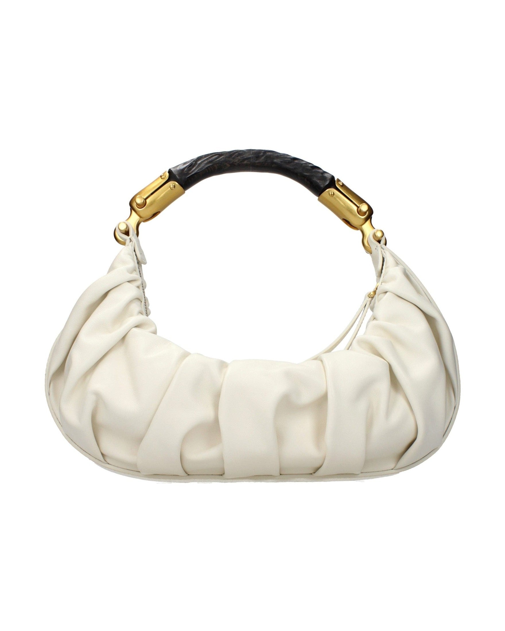 Balmain Beige Leather Handbag Glam Steals