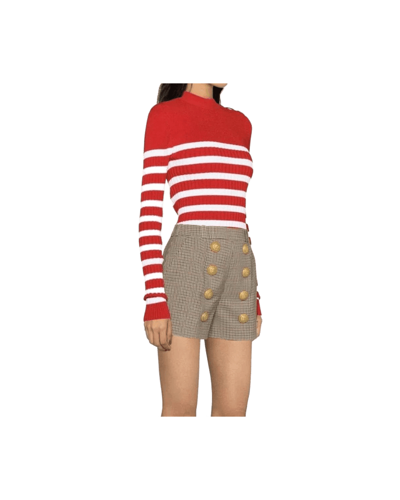 Balmain Beige Polyester Short and Mini Shorts Glam Steals