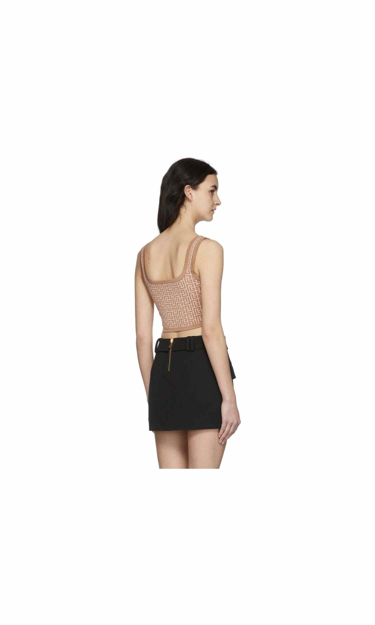Balmain Beige Wool Top & T-Shirt Glam Steals