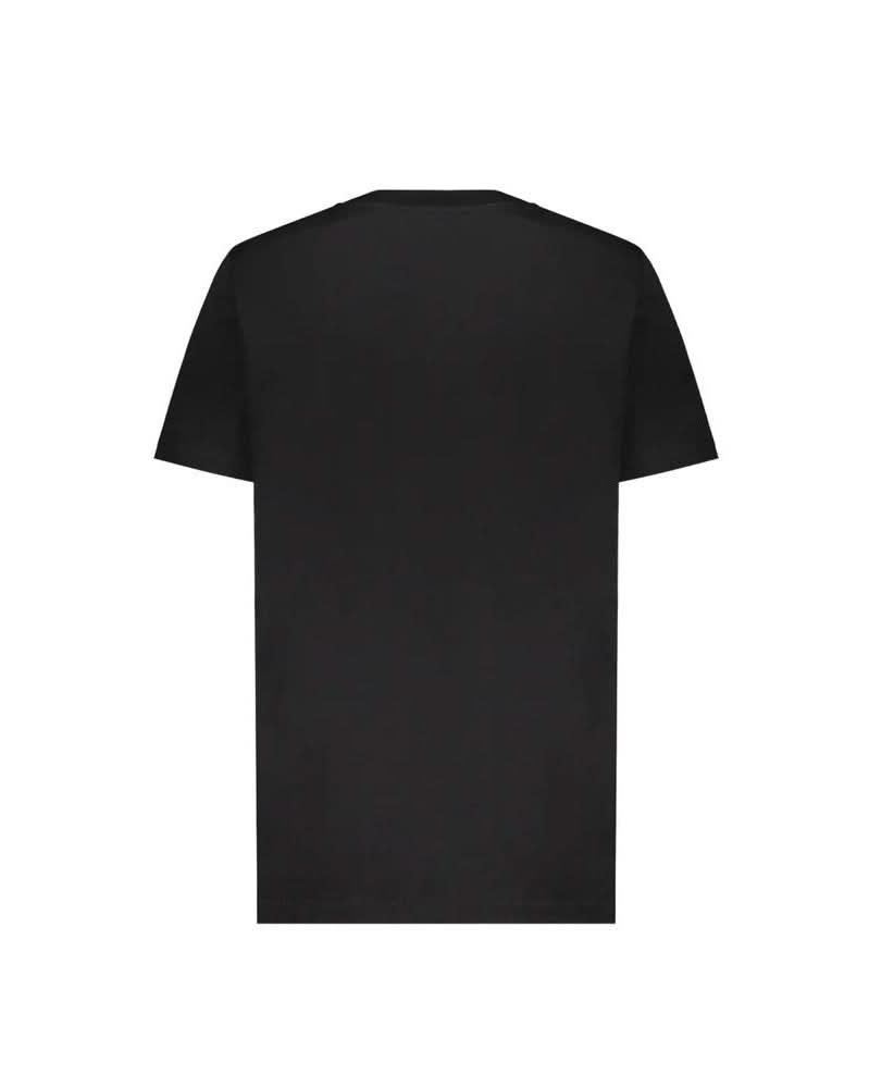 Balmain Black Cotton T-shirt 