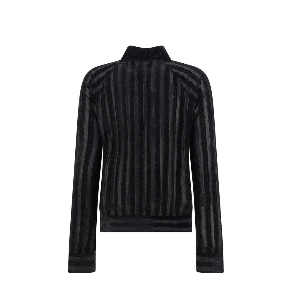 Balmain Black Elastane Sweatshirt Glam Steals