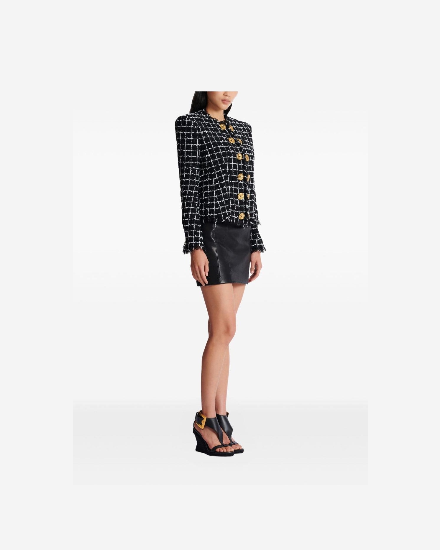 Balmain Black Jacket Glam Steals