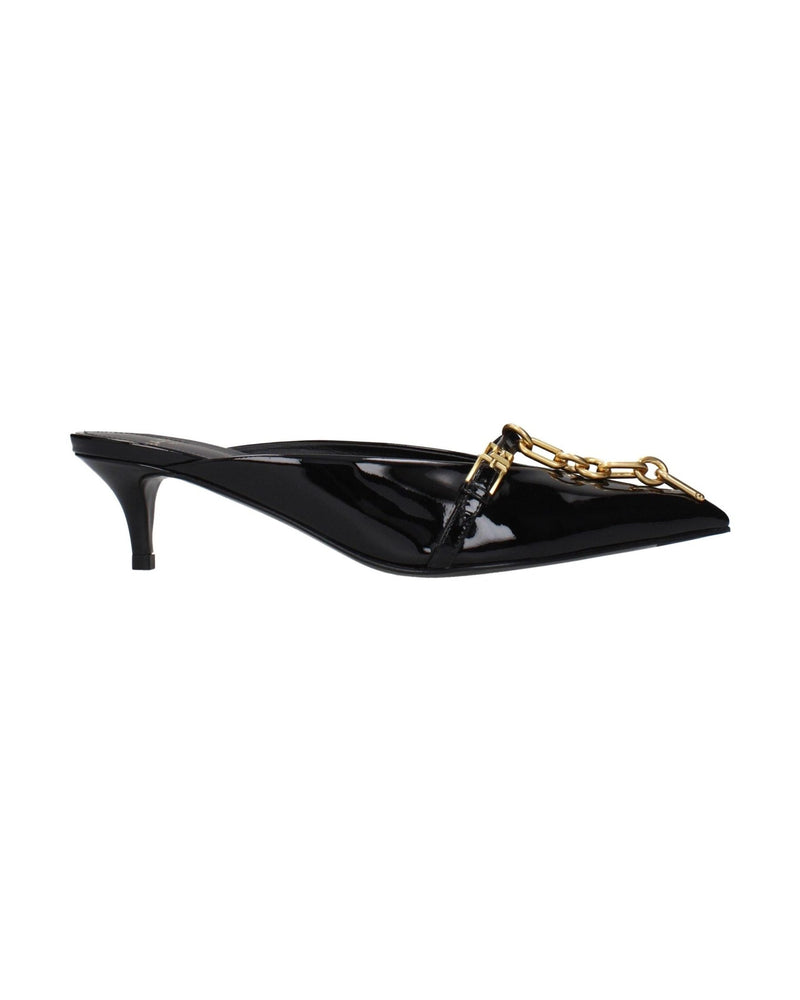 Balmain Black Leather Platform Sandals Glam Steals