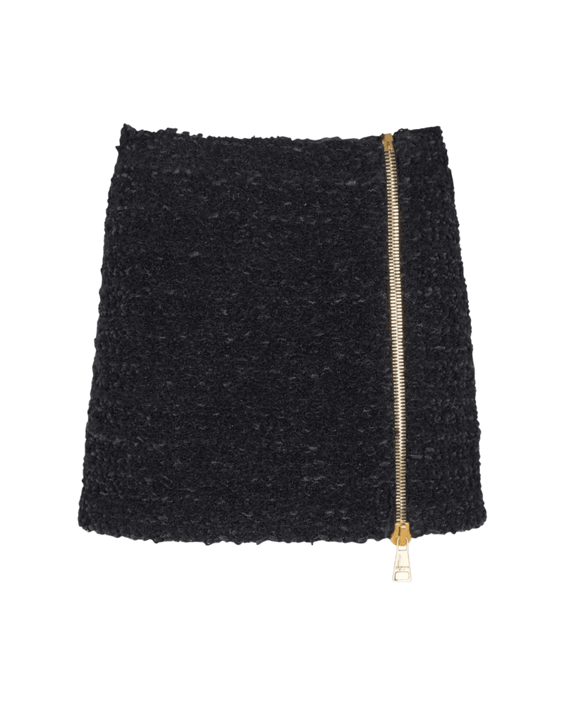Balmain Black Skirt Glam Steals