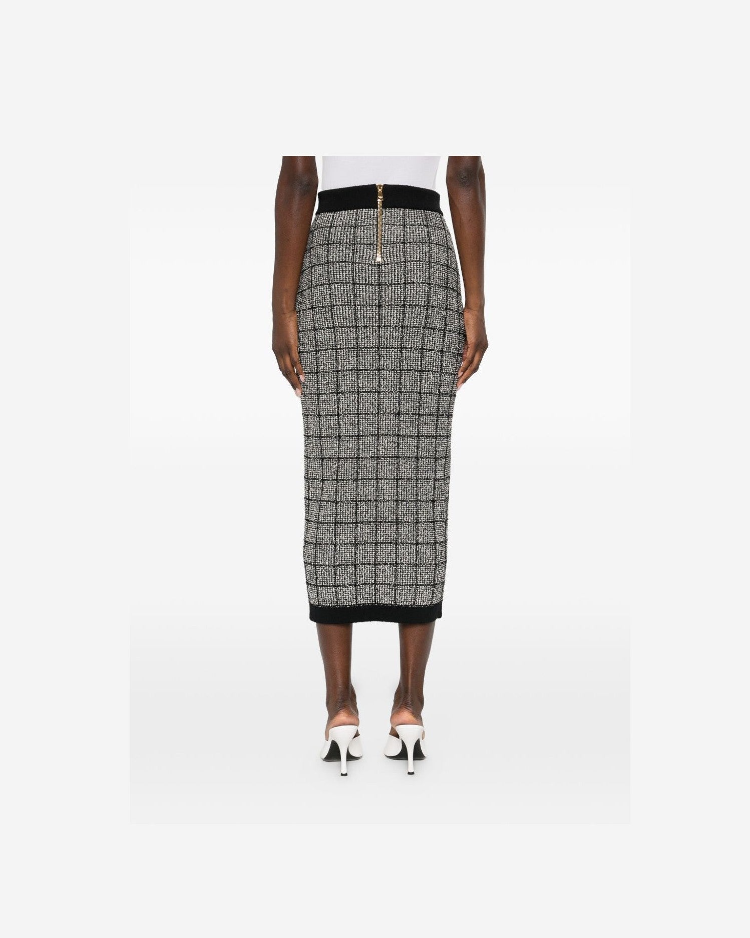 Balmain Black Skirt Glam Steals