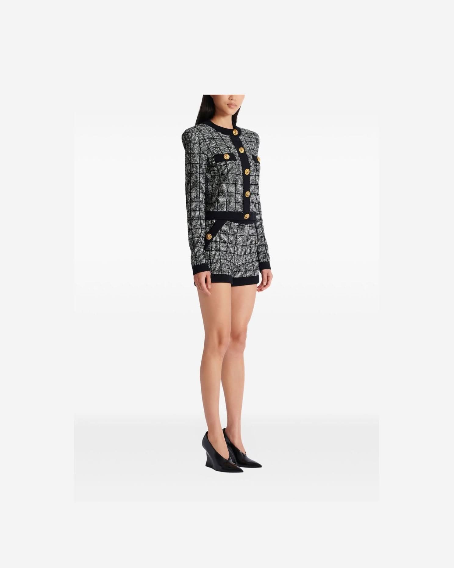 Balmain Black Sweater Sweaters