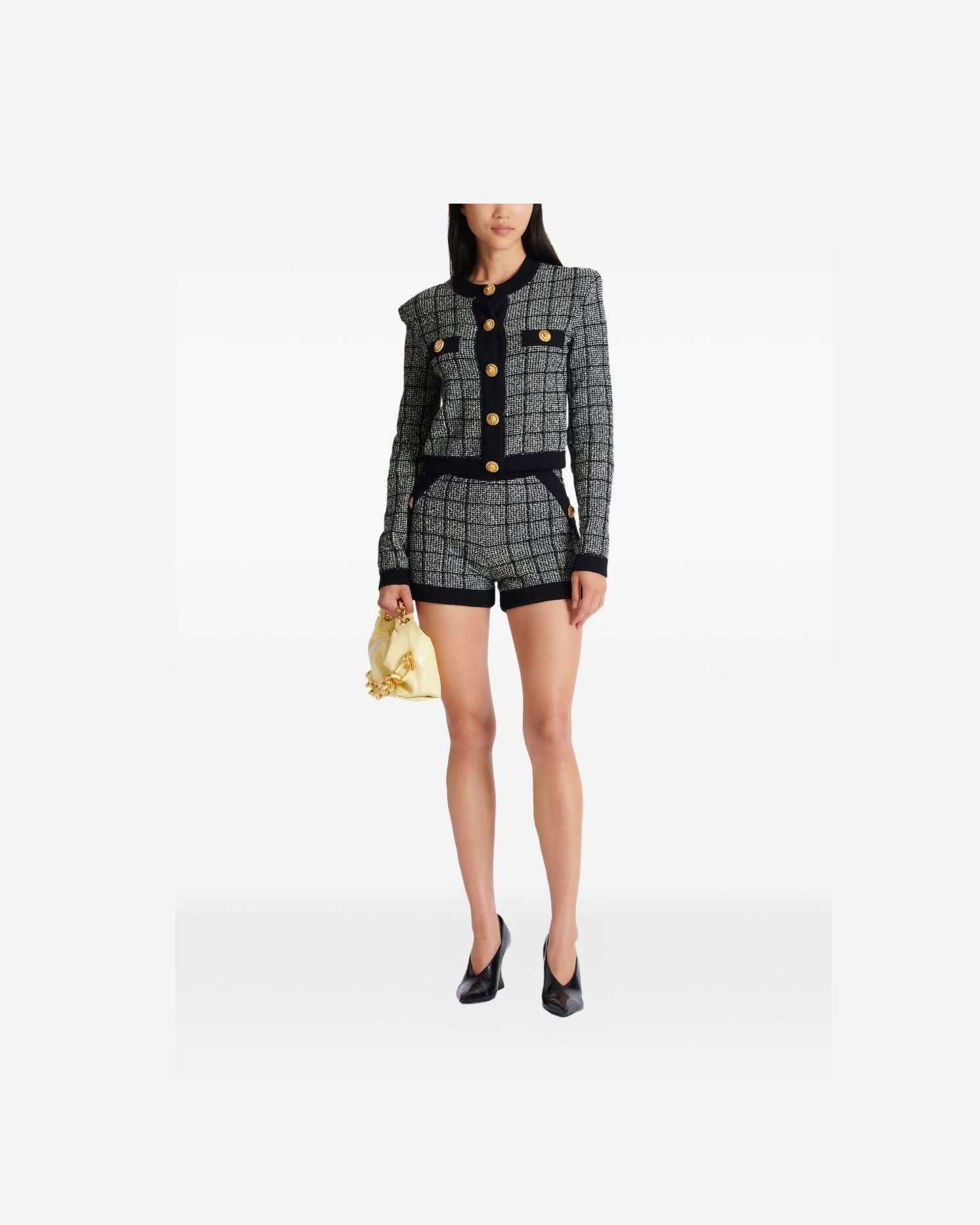 Balmain Black Sweater Sweaters