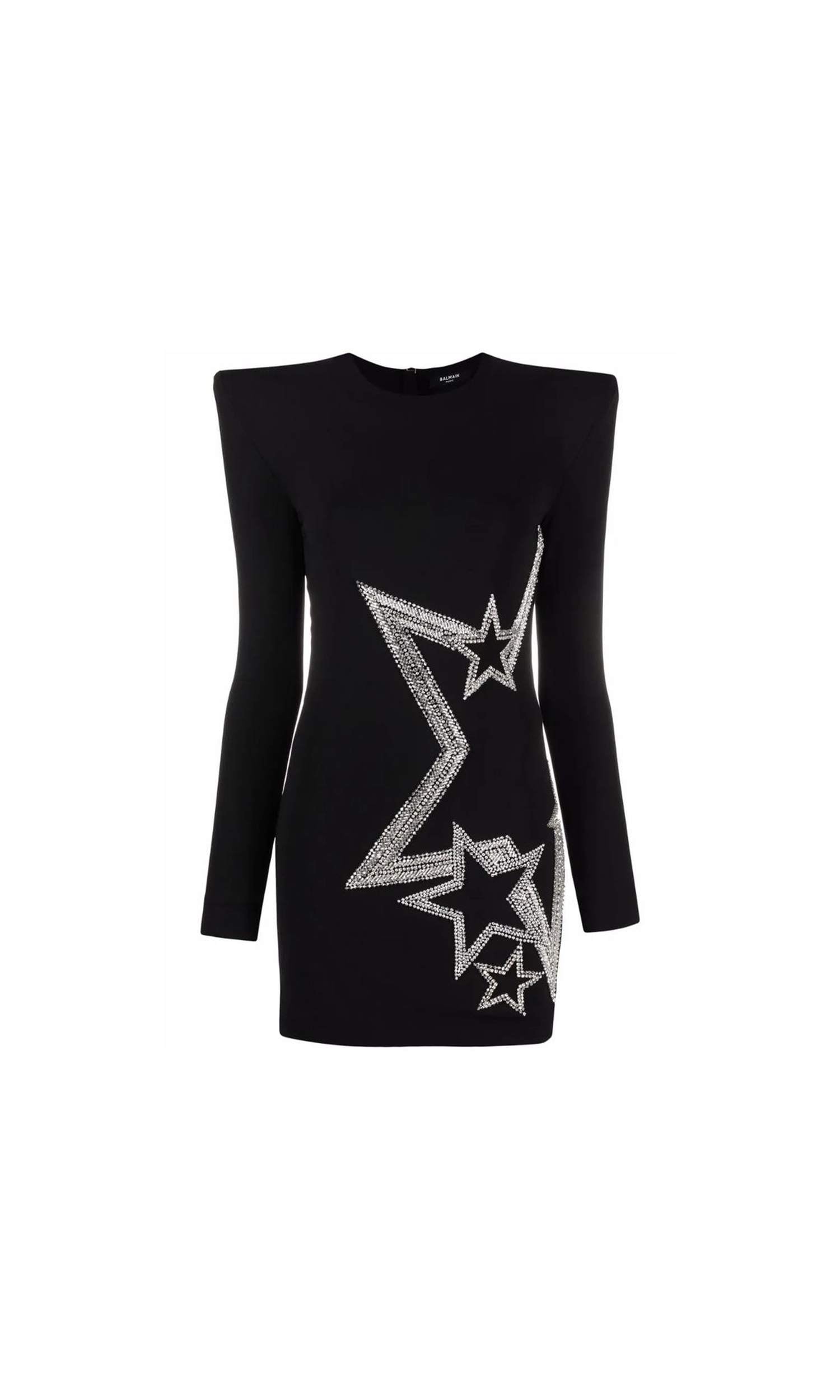 Balmain Black Viscose Dress Glam Steals