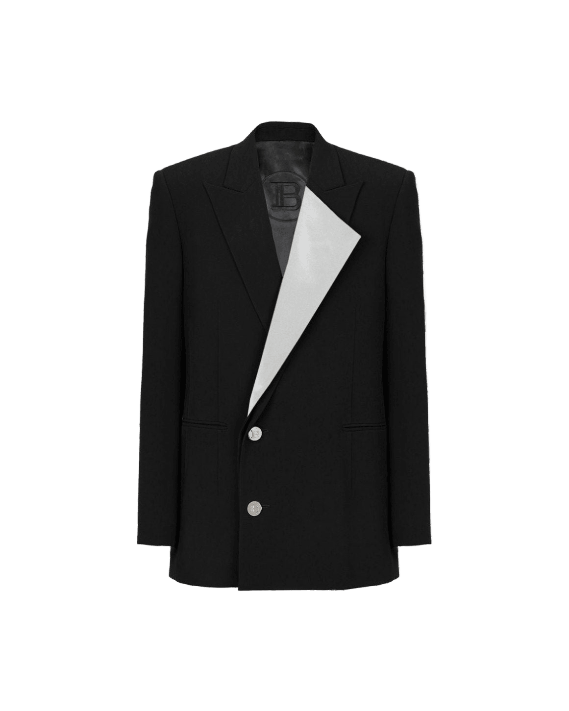 Balmain Black Viscose Women Blazer Glam Steals