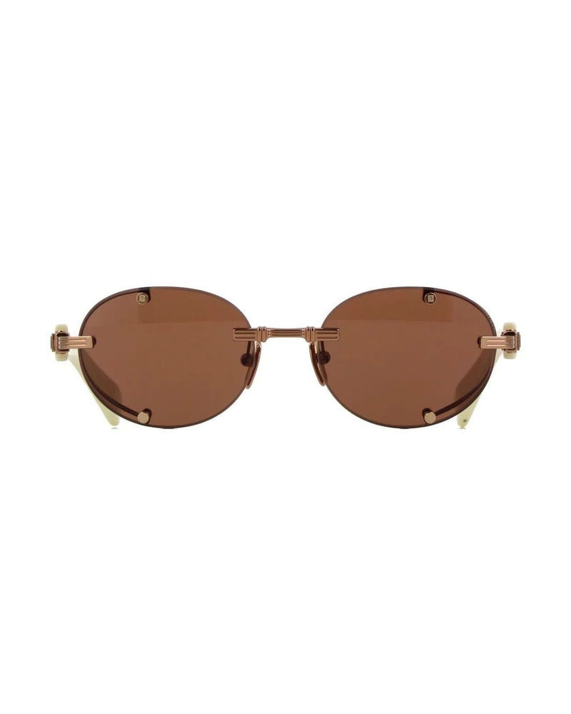 Balmain Brown Acetate Sunglasses Glam Steals