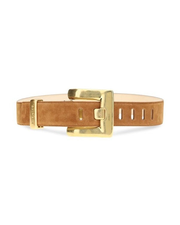 Balmain Brown Regular Belt Glam Steals