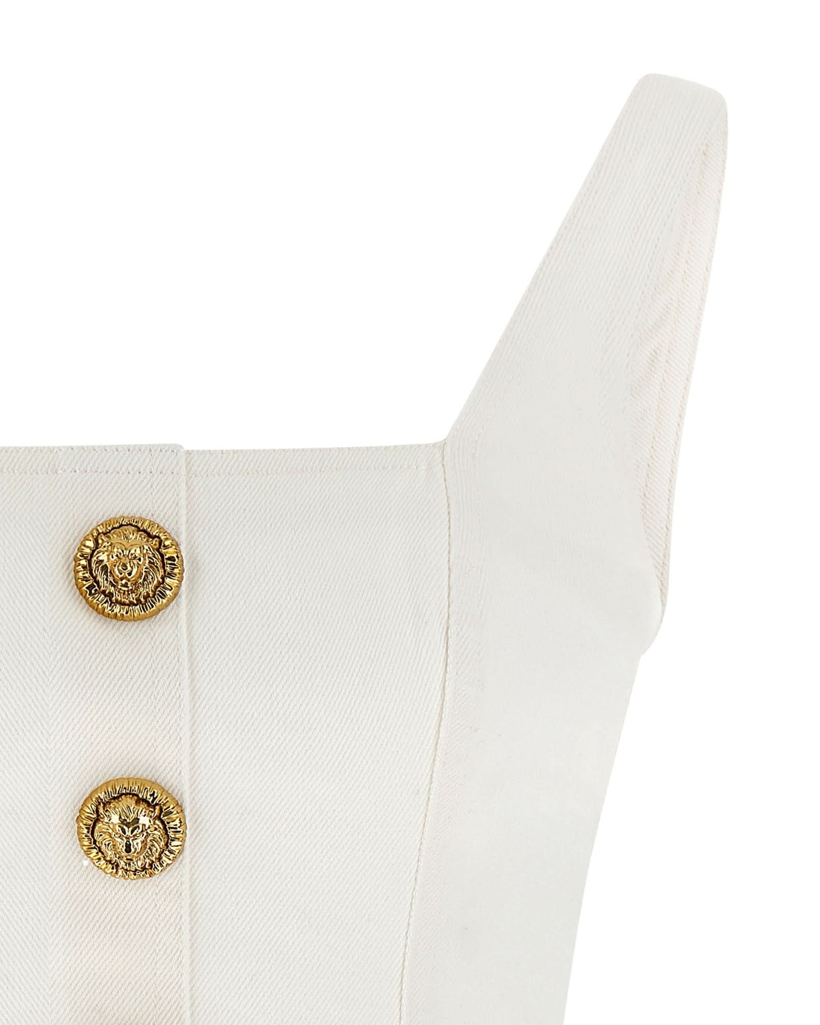 Balmain Button Top Glam Steals