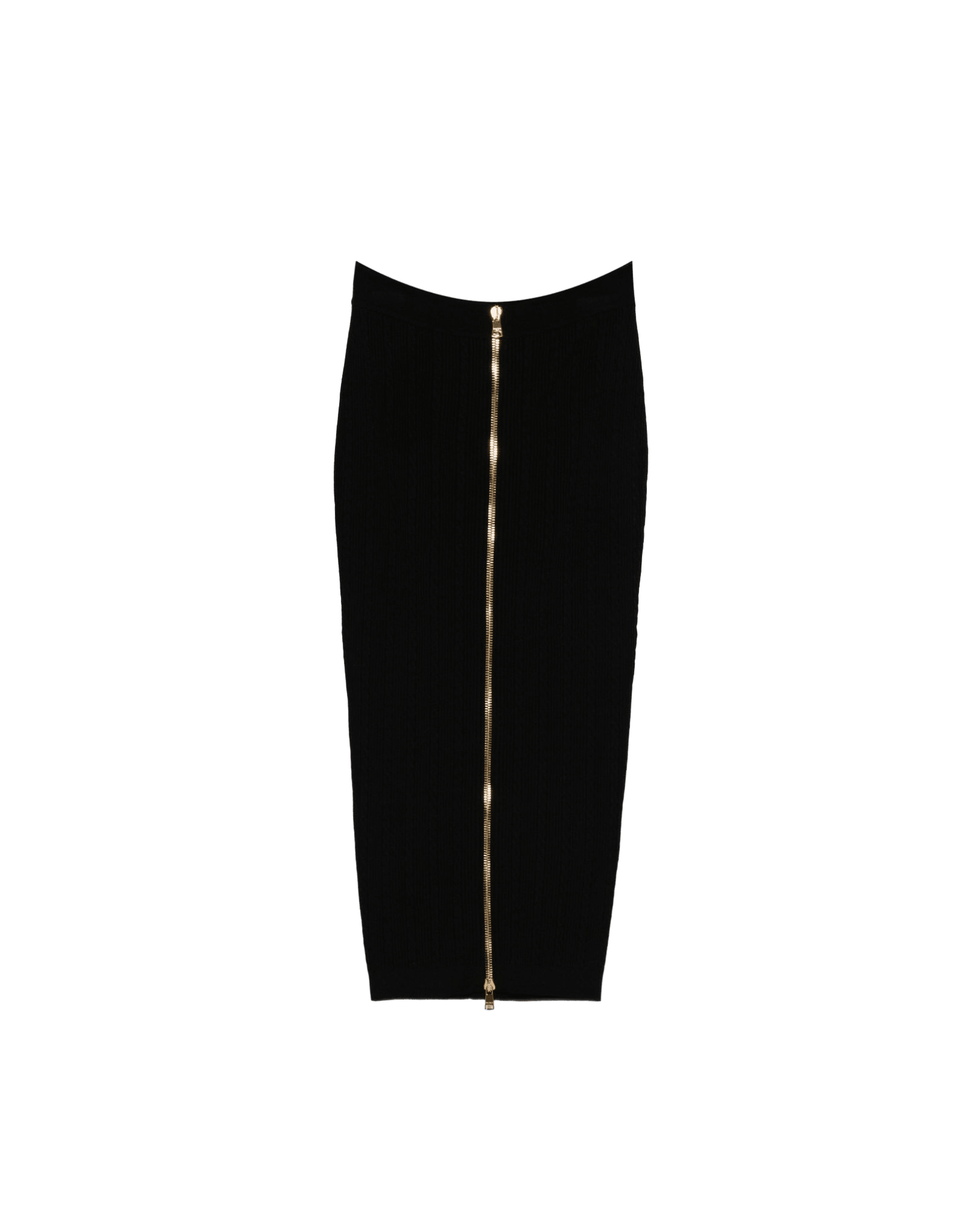 Balmain Cable Knit Button Front Midi Fitted Skirt Glam Steals