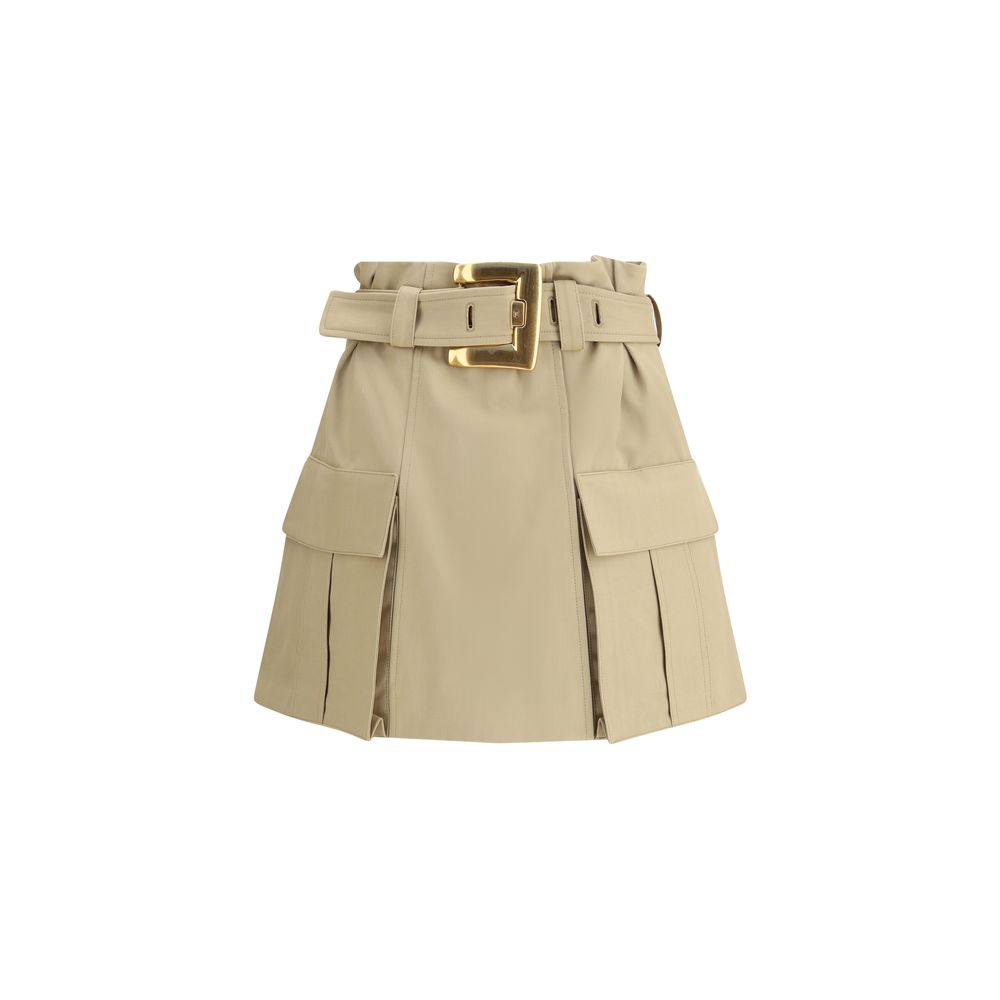 Balmain Cargo Miniskirt Glam Steals
