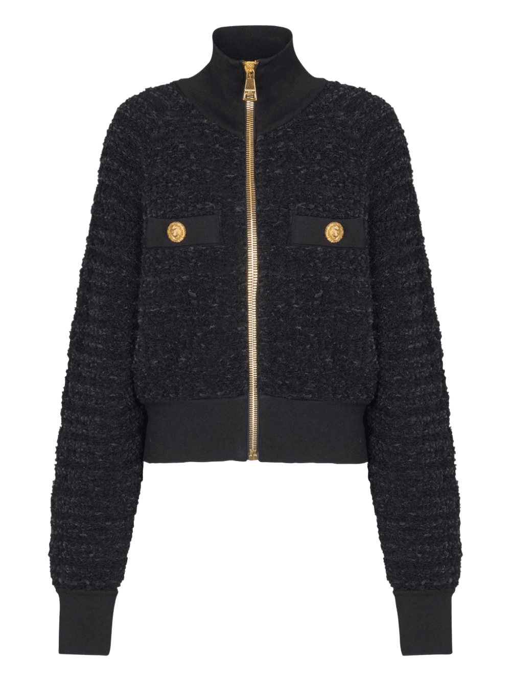 Balmain Coats Black Glam Steals