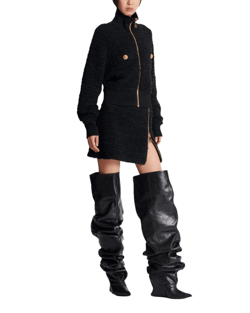 Balmain Coats Black Glam Steals