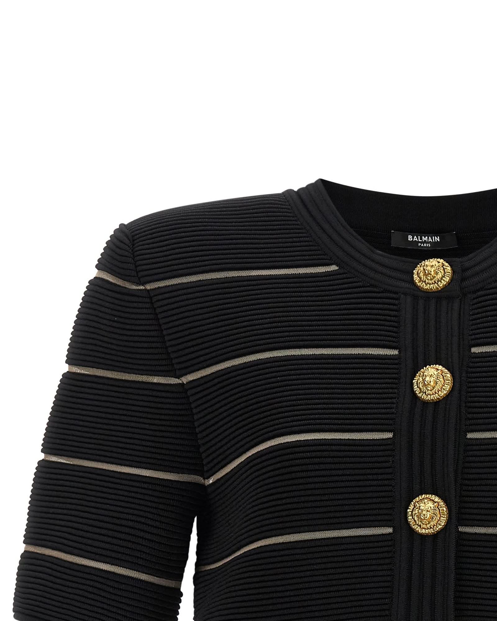 Balmain Cropped Cardigan Glam Steals
