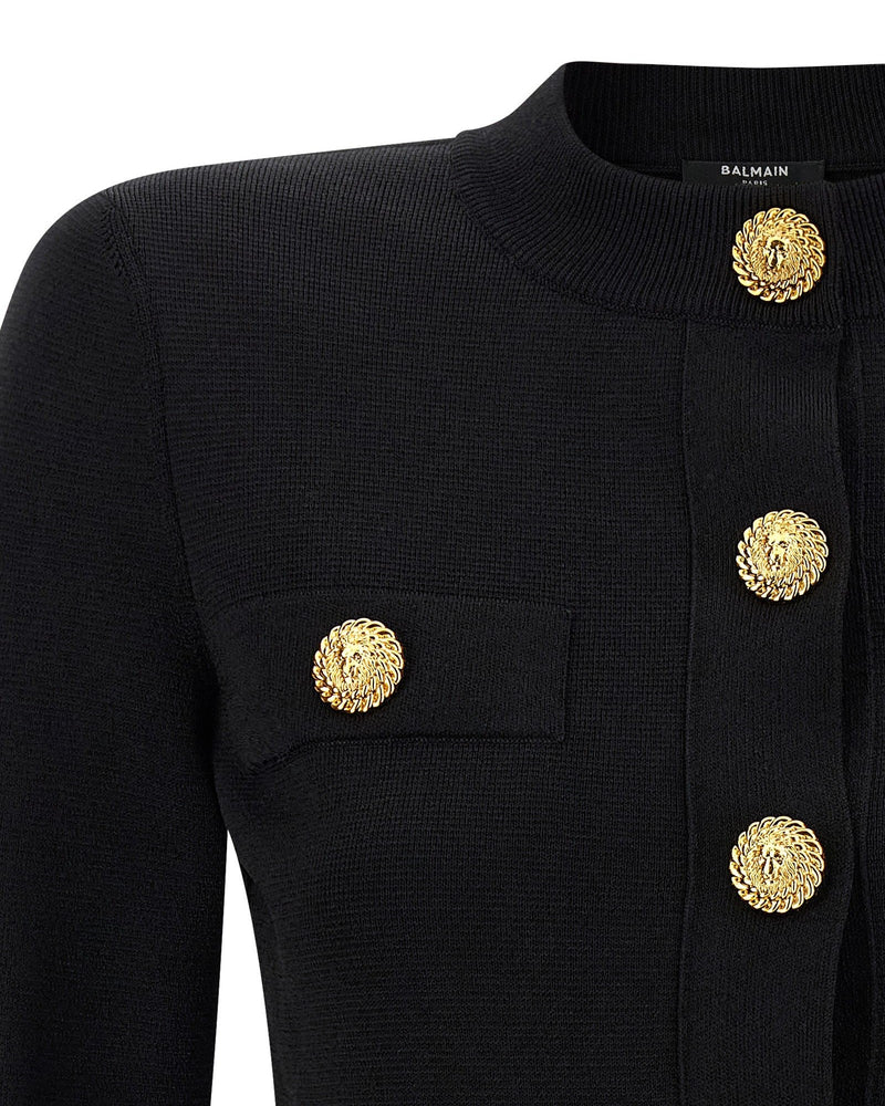 Balmain Cropped Cardigan Glam Steals