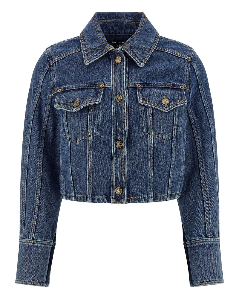 Balmain Denim Jacket Glam Steals