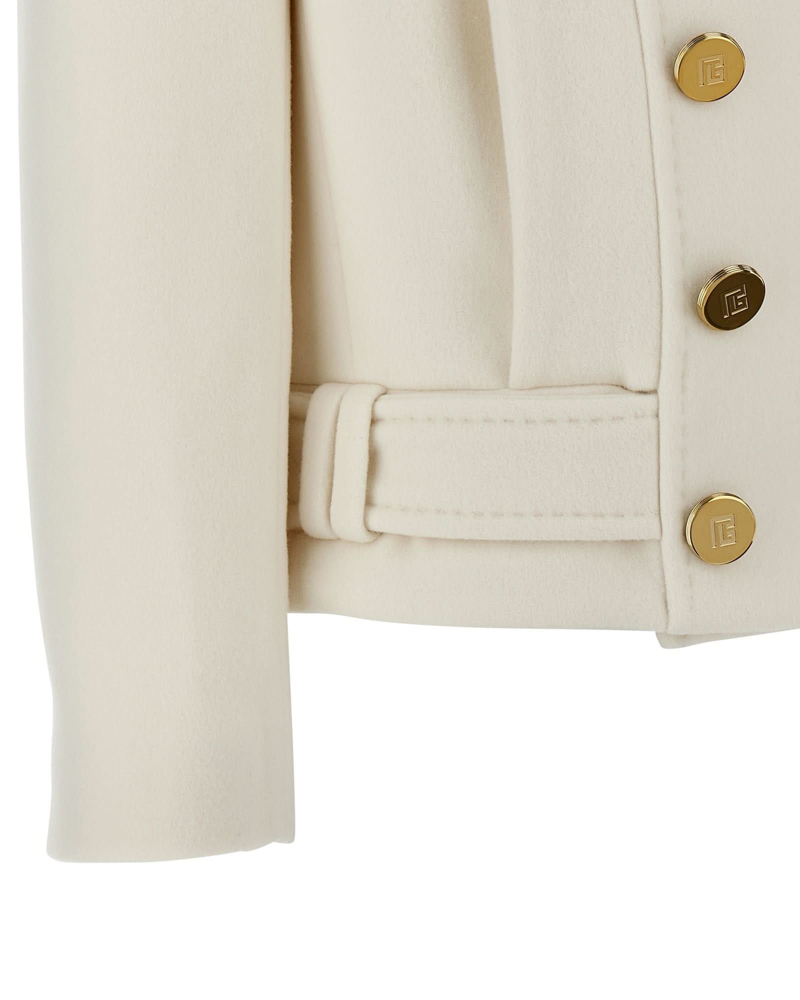 Balmain Double Breasted Coat Glam Steals