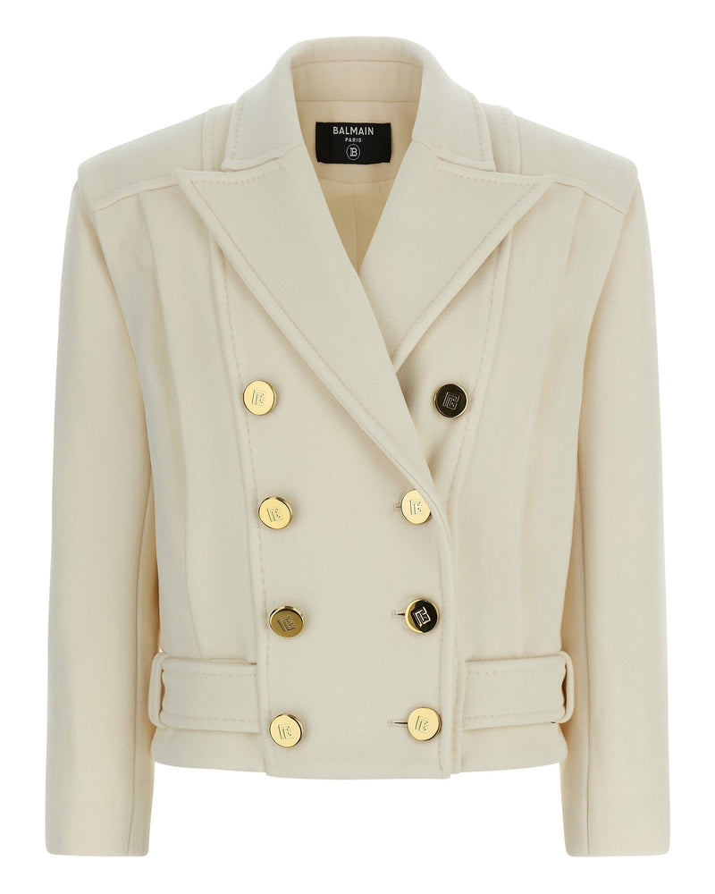 Balmain Double Breasted Coat Glam Steals