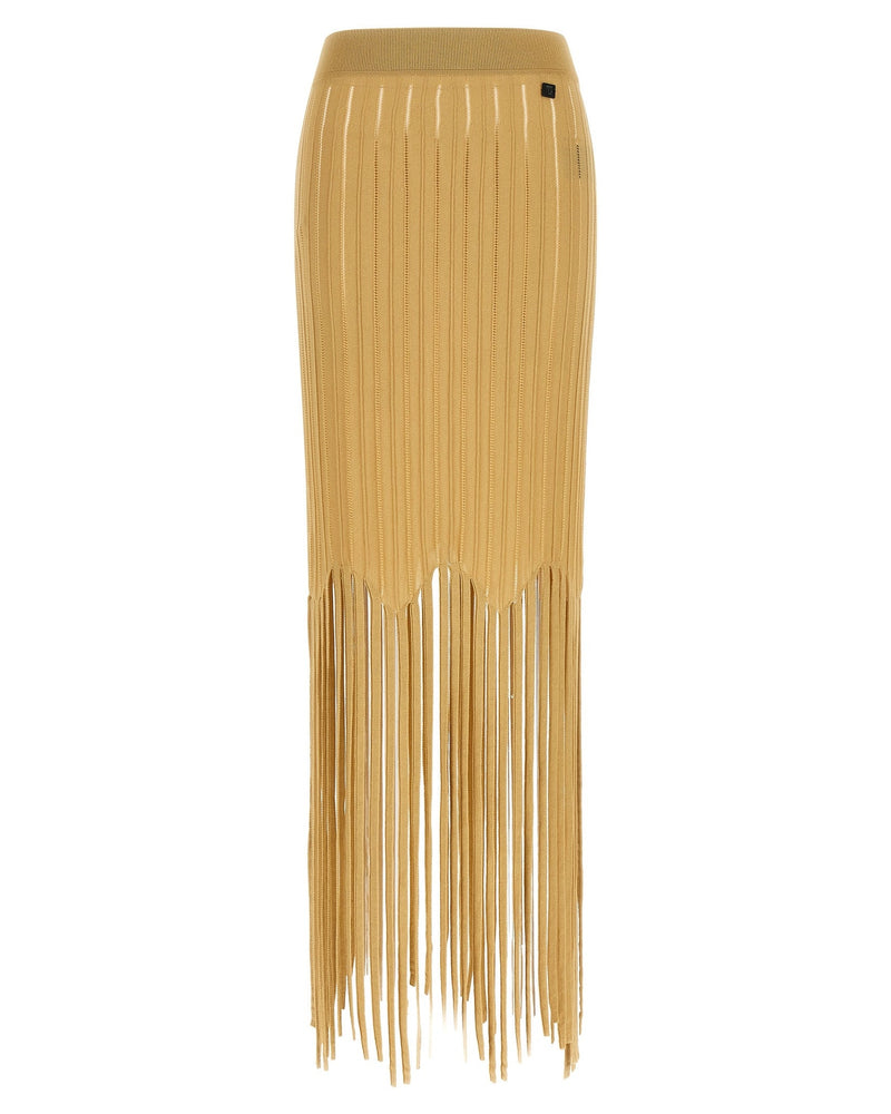 Balmain Fringed Skirt Glam Steals
