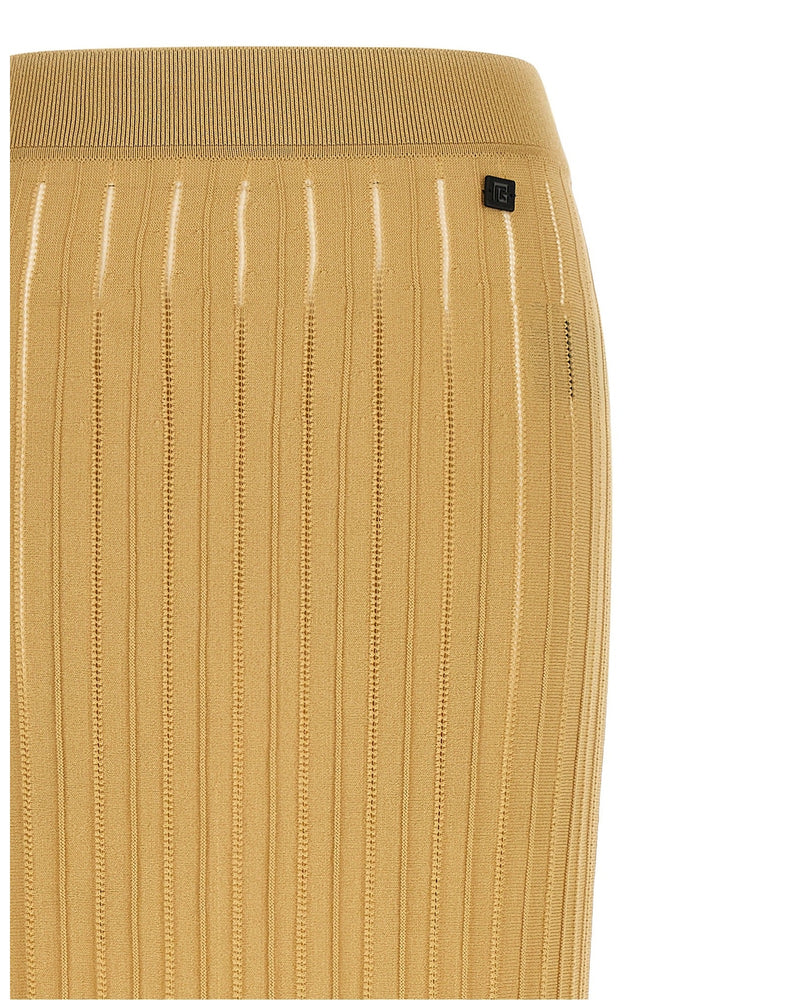 Balmain Fringed Skirt Glam Steals