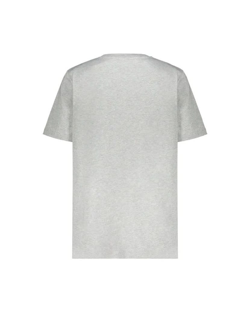 Balmain Gray Cotton T-shirt 