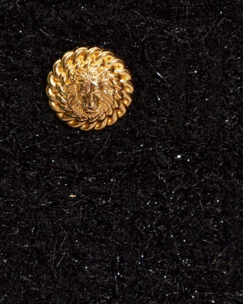 Balmain High Waisted Bouclé Miniskirt Glam Steals