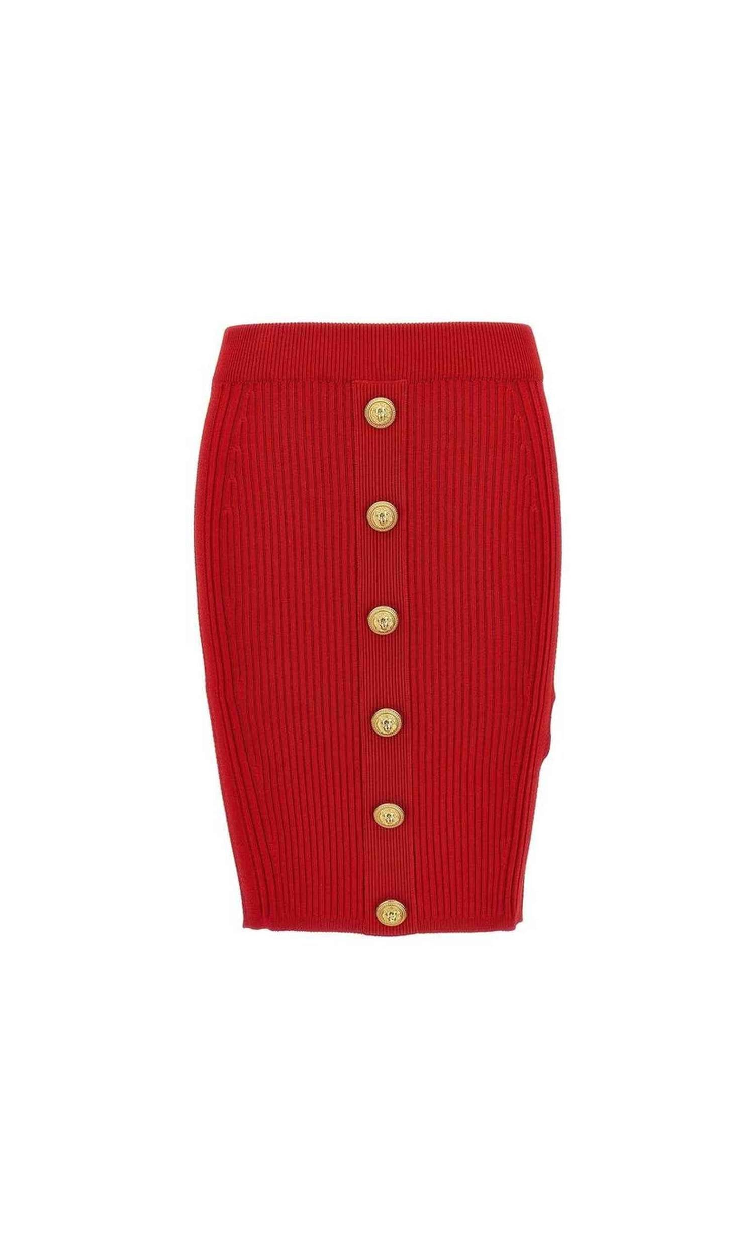 Balmain Knee Length Mini Skirt Glam Steals