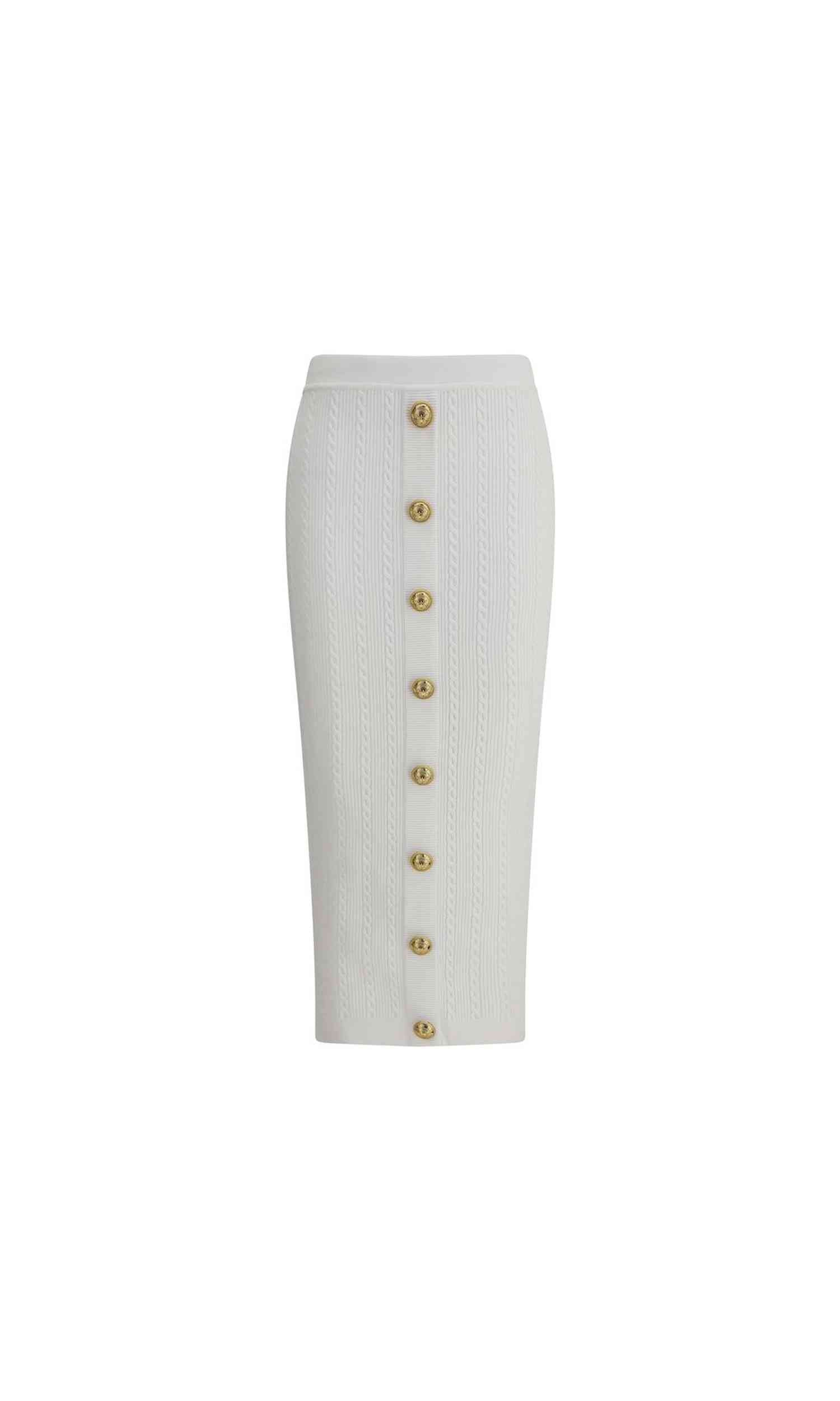 Balmain Knit Midi Skirt Glam Steals
