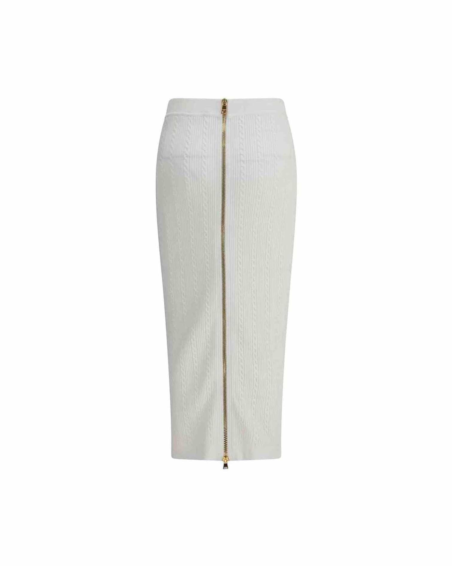 Balmain Knit Midi Skirt Glam Steals