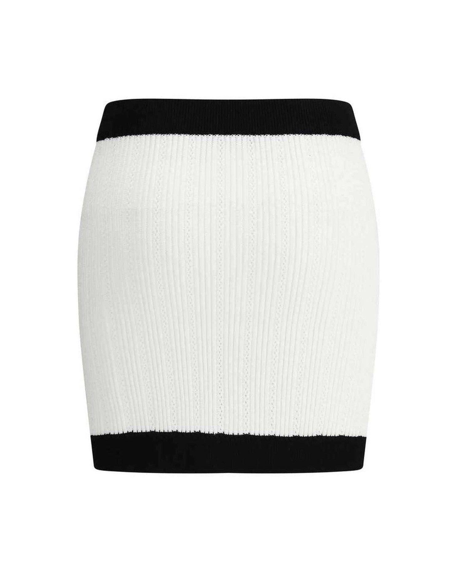 Balmain Knit Mini Skirt Glam Steals