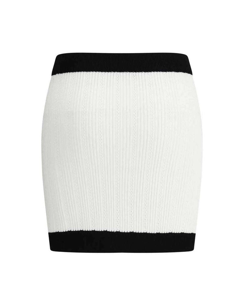 Balmain Knit Mini Skirt Glam Steals