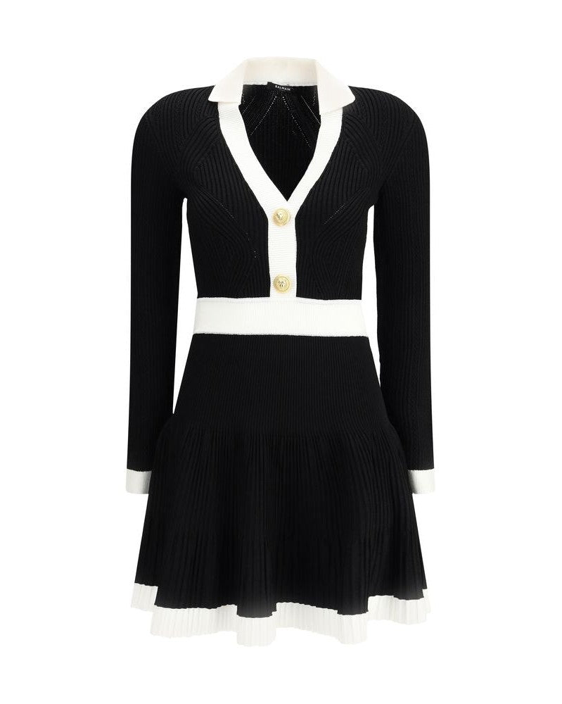 Balmain Knit Short Dress Glam Steals